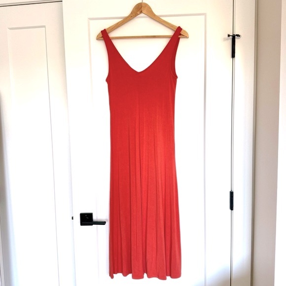 Knix Modal V neck Sleeveless dress in Sunset - Picture 6 of 7